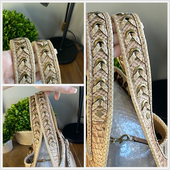 Coach XL Limited Edition Python Embossed Ergo in Camel/Tan - Picture 9 of 14